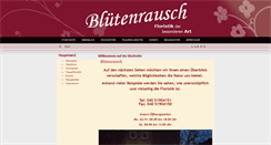 Desktop Screenshot of bluetenrausch.com